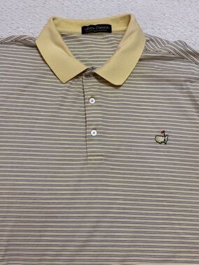 Amen Corner Masters Striped Short Sleeve Polo Shirt Men’s